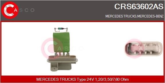 Casco CRS63602AS Resistor, interior blower CRS63602AS