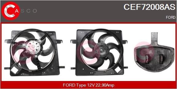 Casco CEF72008AS Electric Motor, radiator fan CEF72008AS