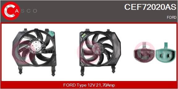 Casco CEF72020AS Electric Motor, radiator fan CEF72020AS