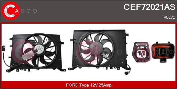 Casco CEF72021AS Electric Motor, radiator fan CEF72021AS