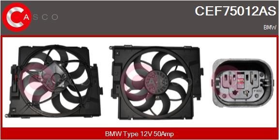 Casco CEF75012AS Electric Motor, radiator fan CEF75012AS