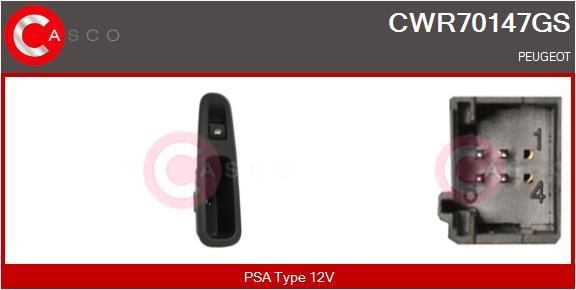 Casco CWR70147GS Power window button CWR70147GS