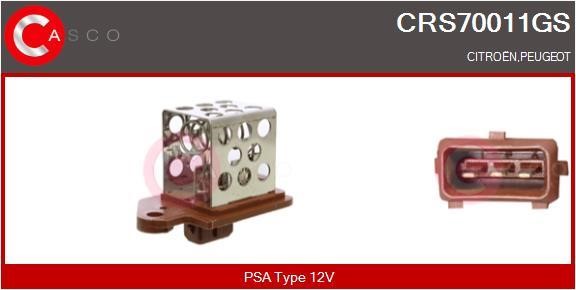 Casco CRS70011GS Pre-resistor, electro motor radiator fan CRS70011GS