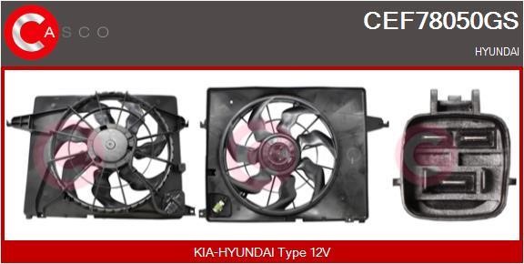 Casco CEF78050GS Electric Motor, radiator fan CEF78050GS