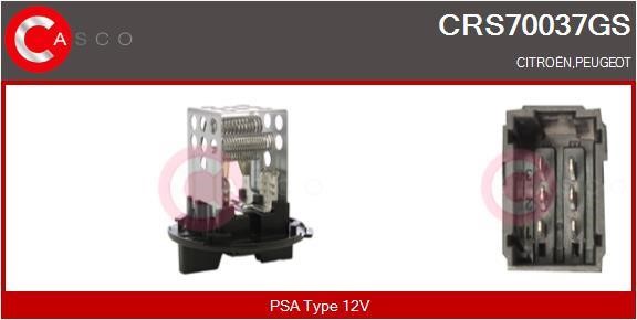 Casco CRS70037GS Resistor, interior blower CRS70037GS
