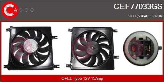 Casco CEF77033GS Electric Motor, radiator fan CEF77033GS