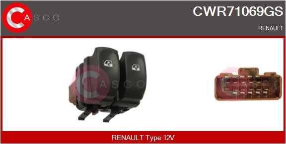 Casco CWR71069GS Power window button CWR71069GS