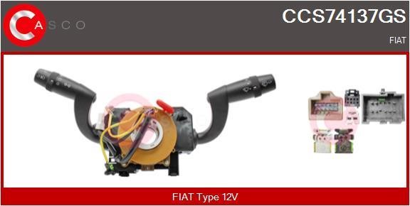 Turn signal switch Fiat: CCS74137GS Casco Steering Column Switch