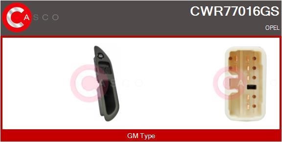 Casco CWR77016GS Power window button CWR77016GS