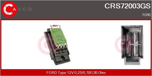 Casco CRS72003GS Resistor, interior blower CRS72003GS