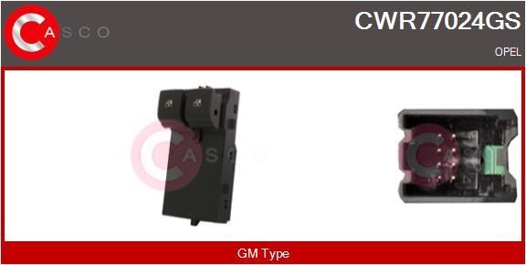 Casco CWR77024GS Window regulator button block CWR77024GS