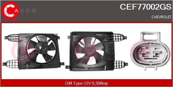 Casco CEF77002GS Electric Motor, radiator fan CEF77002GS