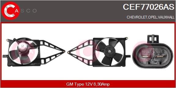 Casco CEF77026AS Electric Motor, radiator fan CEF77026AS