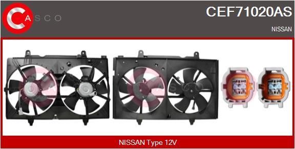Casco CEF71020AS Electric Motor, radiator fan CEF71020AS