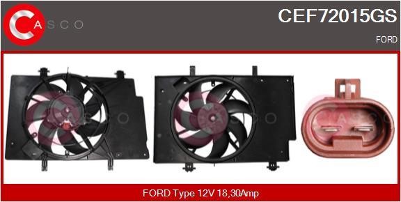 Casco CEF72015GS Electric Motor, radiator fan CEF72015GS