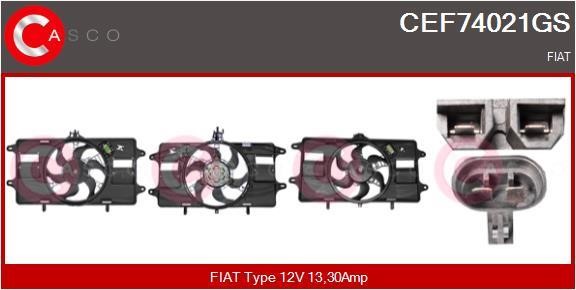 Casco CEF74021GS Electric Motor, radiator fan CEF74021GS