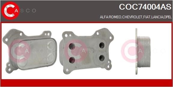 Casco COC74004AS Oil Cooler, engine oil COC74004AS
