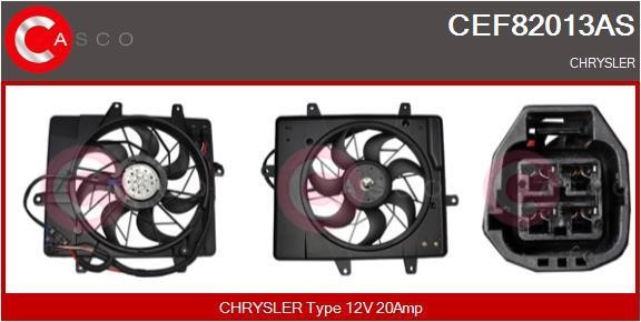 Casco CEF82013AS Electric Motor, radiator fan CEF82013AS