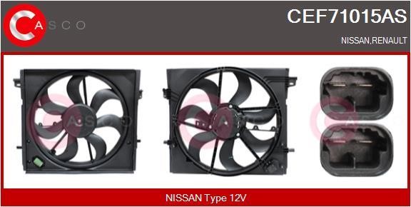 Casco CEF71015AS Electric Motor, radiator fan CEF71015AS