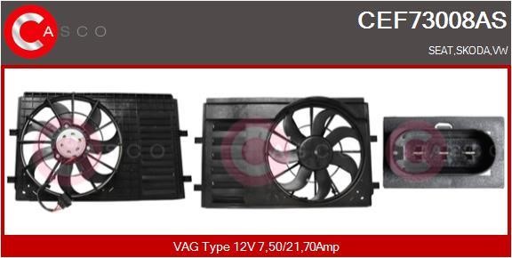 Casco CEF73008AS Electric Motor, radiator fan CEF73008AS