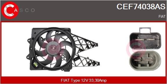 Casco CEF74038AS Electric Motor, radiator fan CEF74038AS