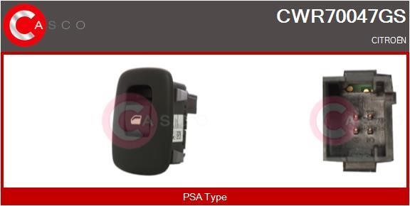 Casco CWR70047GS Power window button CWR70047GS