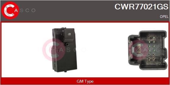 Casco CWR77021GS Power window button CWR77021GS