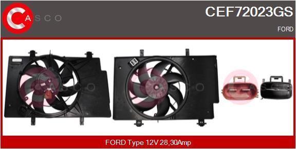 Casco CEF72023GS Electric Motor, radiator fan CEF72023GS