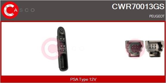 Casco CWR70013GS Window regulator button block CWR70013GS