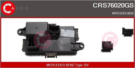 Casco CRS76020GS Resistor, interior blower CRS76020GS