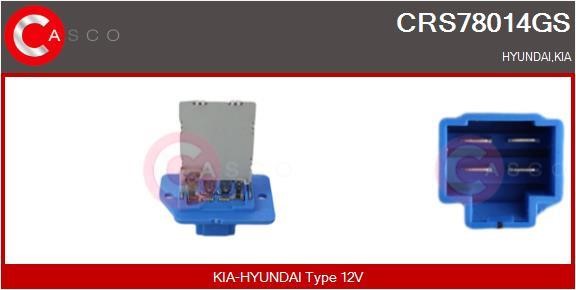 Casco CRS78014GS Resistor, interior blower CRS78014GS