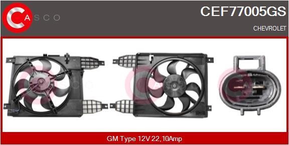 Casco CEF77005GS Electric Motor, radiator fan CEF77005GS