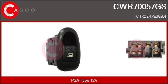 Casco CWR70057GS Power window button CWR70057GS