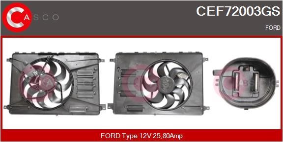Casco CEF72003GS Electric Motor, radiator fan CEF72003GS
