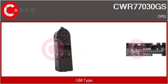 Casco CWR77030GS Window regulator button block CWR77030GS