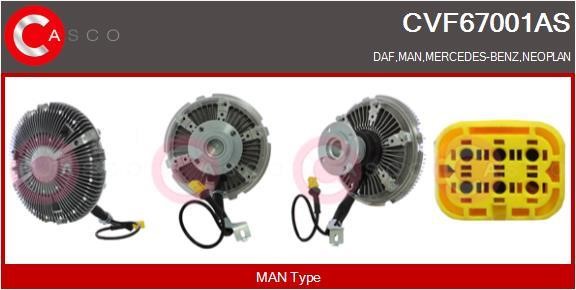 Casco CVF67001AS Clutch, radiator fan CVF67001AS