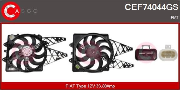 Casco CEF74044GS Electric Motor, radiator fan CEF74044GS