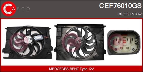 Casco CEF76010GS Electric Motor, radiator fan CEF76010GS