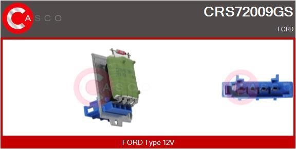 Casco CRS72009GS Resistor, interior blower CRS72009GS