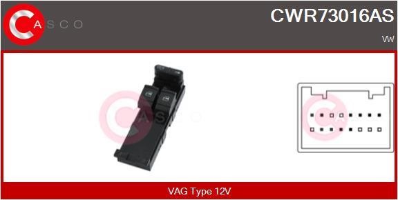 Power window switch Seat Alhambra: CWR73016AS Casco Window regulator button block