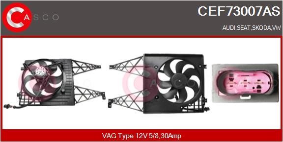 Casco CEF73007AS Electric Motor, radiator fan CEF73007AS
