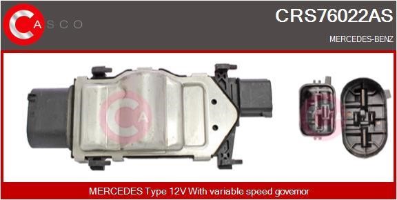 Casco CRS76022AS Pre-resistor, electro motor radiator fan CRS76022AS