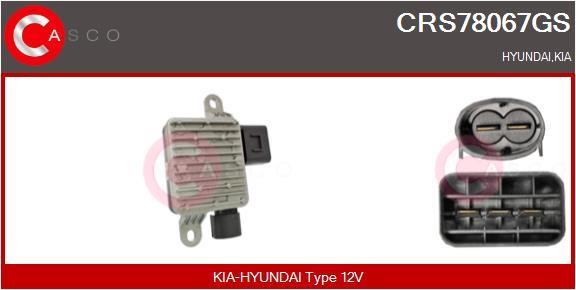 Casco CRS78067GS Pre-resistor, electro motor radiator fan CRS78067GS