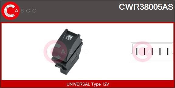 CWR38005AS Casco Power window button