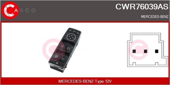 Casco CWR76039AS Window regulator button block CWR76039AS