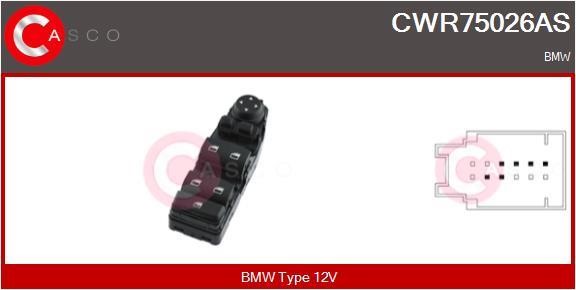 Casco CWR75026AS Window regulator button block CWR75026AS