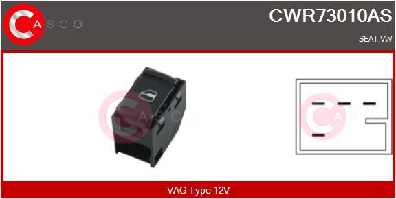 Casco CWR73010AS Power window button CWR73010AS