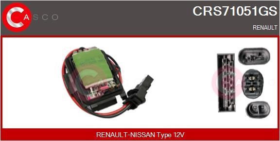 Casco CRS71051GS Resistor, interior blower CRS71051GS