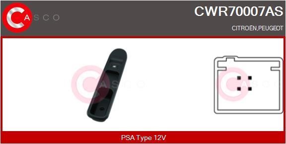 Casco CWR70007AS Power window button CWR70007AS