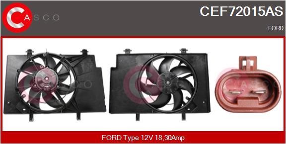 Casco CEF72015AS Electric Motor, radiator fan CEF72015AS